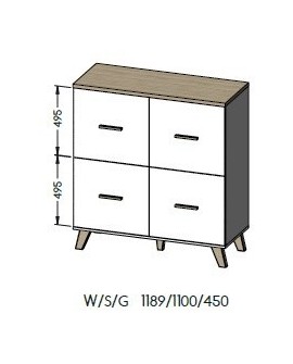 Zestaw LOTTA 1 (RTV1602D2K+ WIT+ KOM110 4D)