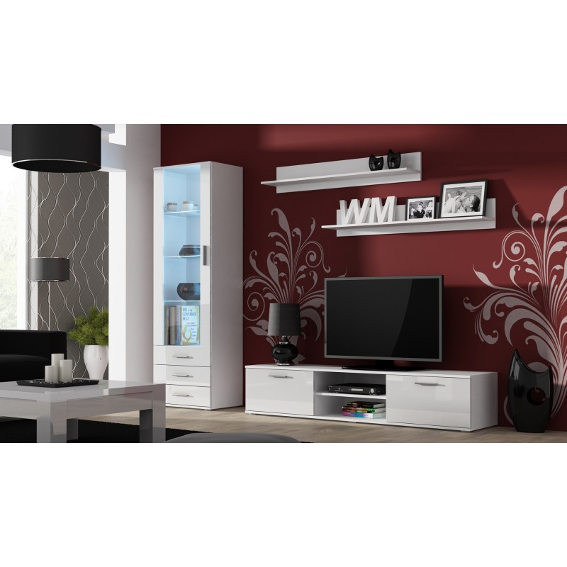 Zestaw SOHO 1 (RTV180 + Wit S1 + Półki) BI/BI POŁ.