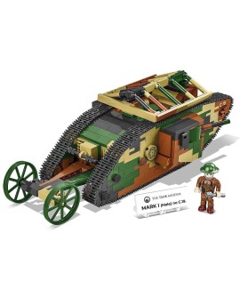 COBI 2993 Historical Collection Great War Brytyjski czołg Mark I Male no C.19 878 klocków