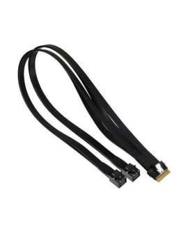 Supermicro CBL-SAST-1276F-100 kabel SAS 0,76 m Czarny
