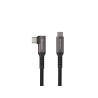 GENESIS NVC-2219 kabel USB USB 3.2 Gen 2 (3.1 Gen 2) 5 m USB C Czarny, Szary
