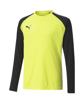 Bluza bramkarska dla dzieci Puma teamPACER GK LS Jersey żółta fluo 704939 42 152cm