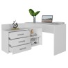 Biurko narożne + komoda DANY 120x50xH76 biały