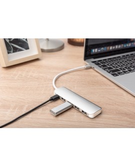 Digitus 4-portowy hub USB Type-C™ (USB 3.0) + PD