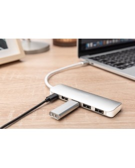 Digitus 4-portowy hub USB Type-C™ (USB 3.0) + PD