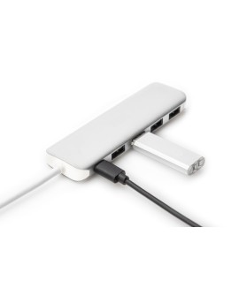 Digitus 4-portowy hub USB Type-C™ (USB 3.0) + PD