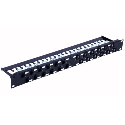 Patch panel 24x Keystone...