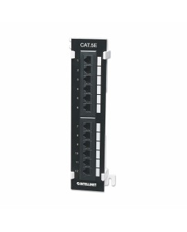 Patch panel naścienny 12 portów RJ45 Cat5e