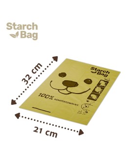 STARCHBAG BIOworki 1 rolka x 15 szt. kol. Czarny