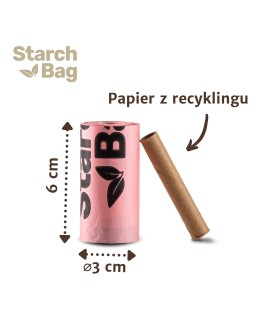 STARCHBAG BIOworki 1 rolka x 15 szt. kol. Czarny