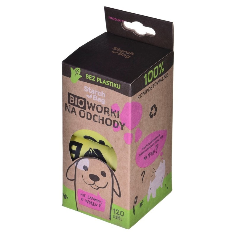 STARCH BAG - bioworki na odchody - 8 x 15 szt.