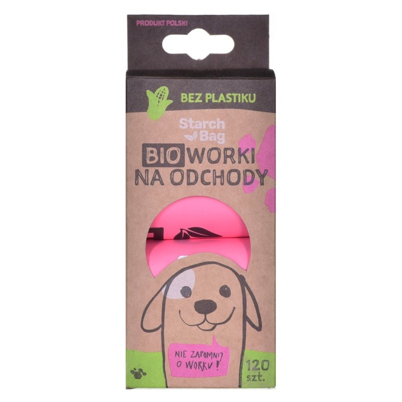 STARCH BAG - bioworki na odchody - 8 x 15 szt.