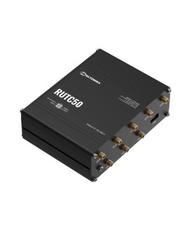 Teltonika RUTC50 router bezprzewodowy Gigabit Ethernet Dual-band (2.4 GHz/5 GHz) 5G Czarny