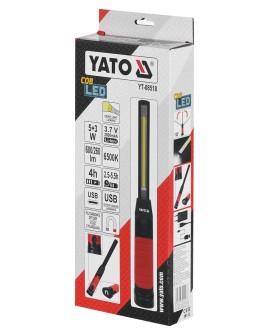Lampa warsztatowa COB LED 5W+3W YATO YT-08518