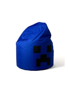 Pufa worek sako MINECRAFT niebieski XXL 110x90