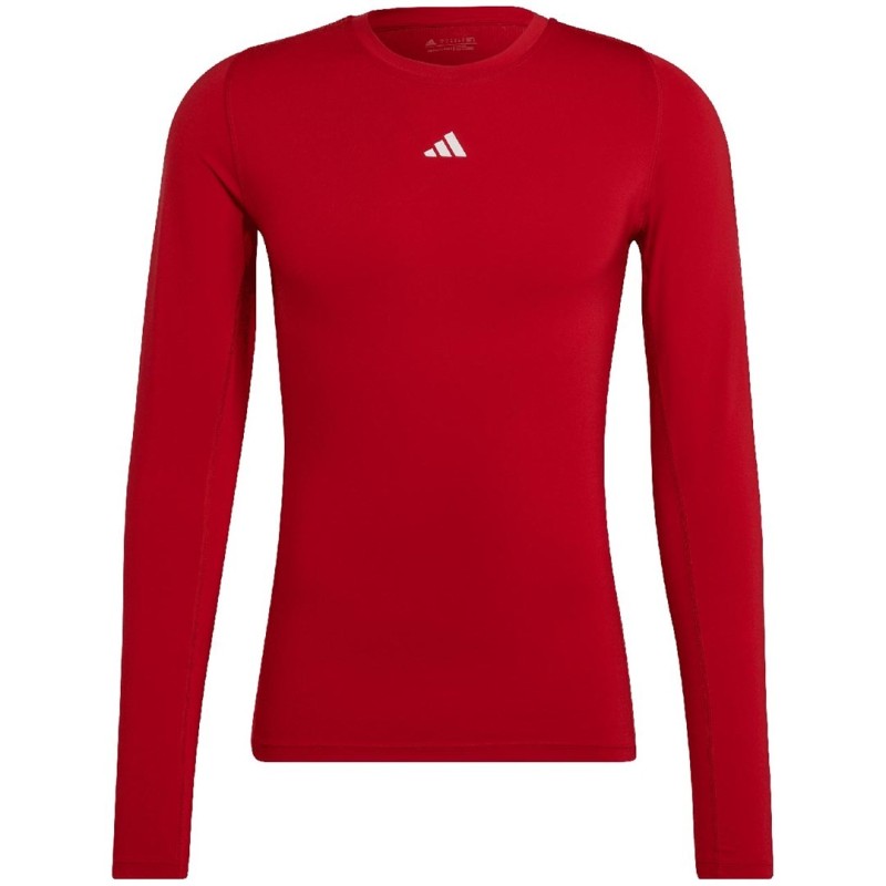 Koszulka męska adidas Techfit Aeroready Long Sleeve Tee czerwona HP0639 XL