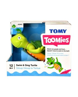 Tomy Toomies Swim n Sing Turtle Zwierzątko do kąpieli Wielobarwny