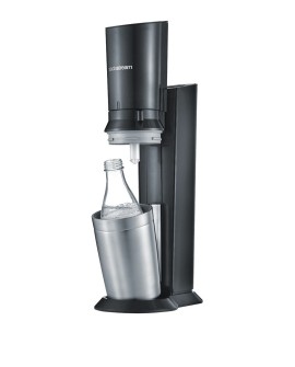 SodaStream Crystal 3.0 Metal, Stal nierdzewna Czarny