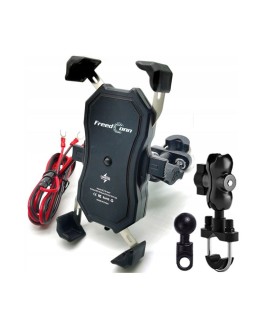 Uchwyt na telefon i ładowarka indukcyjna FreedConn MC1W 15W + USB