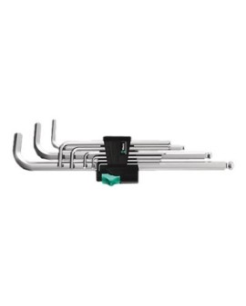 Wera 950/9 Hex-Plus 1 Zestaw kluczy imbusowych w kształcie litery L Metryczny 9 szt.
