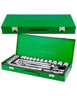 ROCKFORCE ZESTAW KLUCZY 24el. 1/2" RF-4245B-5