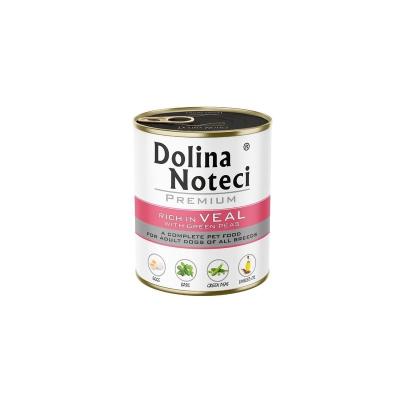 DOLINA NOTECI BOGATA W cielęcinę z groszkiem 800g