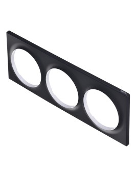 Fibaro Ramka ozdobna potrójna antra FG-Wx-PP-0004-8