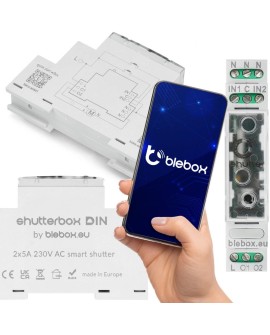 Moduł sterowania roletami shutterbox din Blebox
