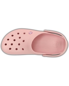 Crocs Crocband Chodaki Unisex Różowy, Biały