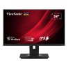 Viewsonic VG Series VG2448a monitor komputerowy 61 cm (24") 1920 x 1080 px Full HD LED Czarny