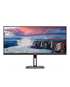 AOC V5 U34V5C/BK monitor komputerowy 86,4 cm (34") 3440 x 1440 px UltraWide Quad HD LCD Czarny