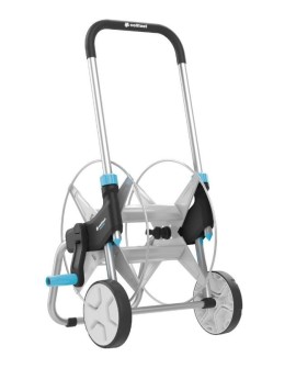 Wózek na wąż ogrodowy CELLFAST 55-050 EXPLORER metalowy 1/2 60 m Czarny, Niebieski, Szary