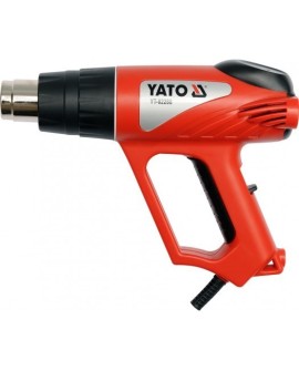 Yato YT-82288 opalarka Pistolet na gorące powietrze 500 l/min 550 °C 2000 W Czarny, Czerwony