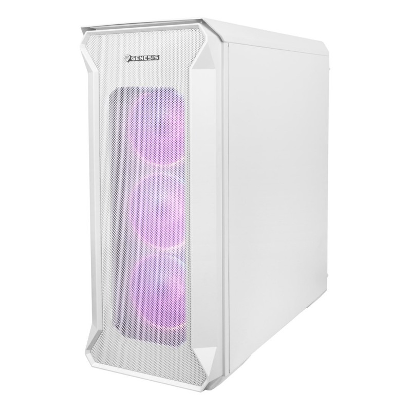 GENESIS OBUDOWA IRID 505 ARGB BIAŁA MIDI TOWER NPC-1872