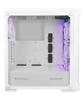 GENESIS OBUDOWA IRID 505 ARGB BIAŁA MIDI TOWER NPC-1872
