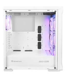 GENESIS OBUDOWA IRID 505 ARGB BIAŁA MIDI TOWER NPC-1872