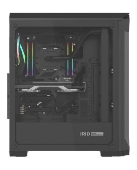 Obudowa NATEC Genesis Irid 505 ARGB NPC-1518 (ATX. Micro ATX. Mini ITX kolor czarny)