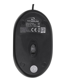 Zestaw klawiatura + mysz TITANUM TK106 (USB 2.0 (US) kolor czarny optyczna)
