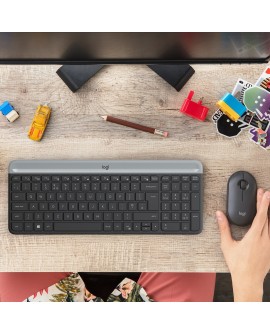 Wireless Keyboard and Mouse Combo MK470 GRAPHITE