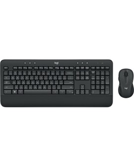 Logitech Advanced MK545 klawiatura Dołączona myszka Biuro RF Wireless QWERTY Amerykański międzynarodowy Czarny