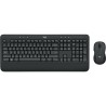 Logitech Advanced MK545 klawiatura Dołączona myszka Biuro RF Wireless QWERTY Amerykański międzynarodowy Czarny