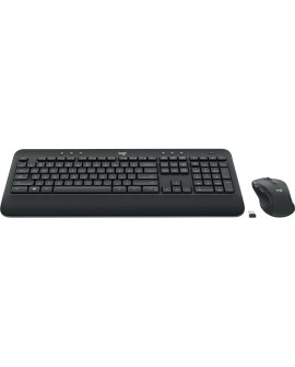 Logitech Advanced MK545 klawiatura Dołączona myszka Biuro RF Wireless QWERTY Amerykański międzynarodowy Czarny