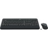 Logitech Advanced MK545 klawiatura Dołączona myszka Biuro RF Wireless QWERTY Amerykański międzynarodowy Czarny