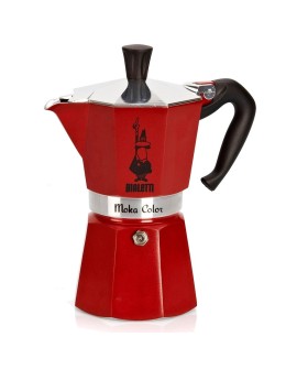 Bialetti kawiarka Moka Express 3tz czerwona