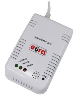 Czujnik gazu ziemnego EURA GD-00A2 GS-860 230V LPG CNG z przewodem