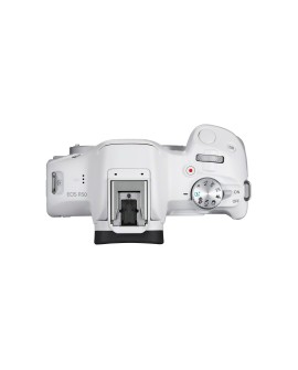 Canon EOS R50, White + RF-S 18-45mm F4.5-6.3 IS STM Kit Bezlusterkowiec 24,2 MP CMOS 6000 x 4000 px Biały