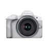 Canon EOS R50, White + RF-S 18-45mm F4.5-6.3 IS STM Kit Bezlusterkowiec 24,2 MP CMOS 6000 x 4000 px Biały