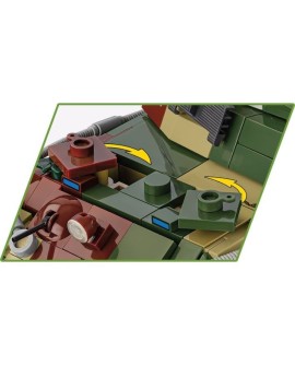 COBI 3114 Historical Collection WWII Samochód pancerny z Powstania Warszawskiego KUBUŚ 302kl