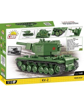 COBI 2731 Historical Collection WWII KV-2 - radziecki czołg ciężki 510 klocków