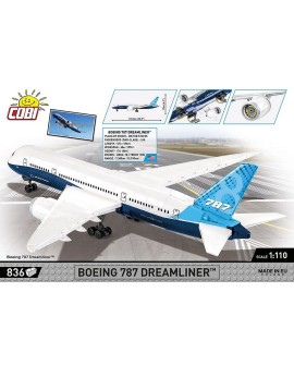 COBI 26603 Boeing 787 Dreamliner 836 klocków